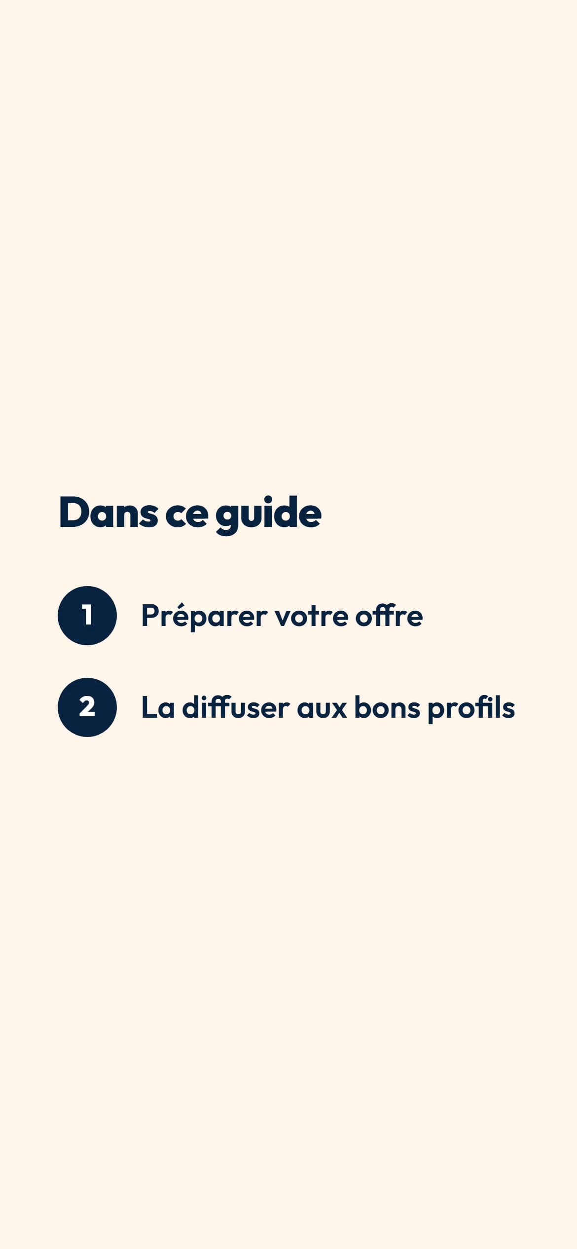 Aperçu de la vidéo : Publier votre offre